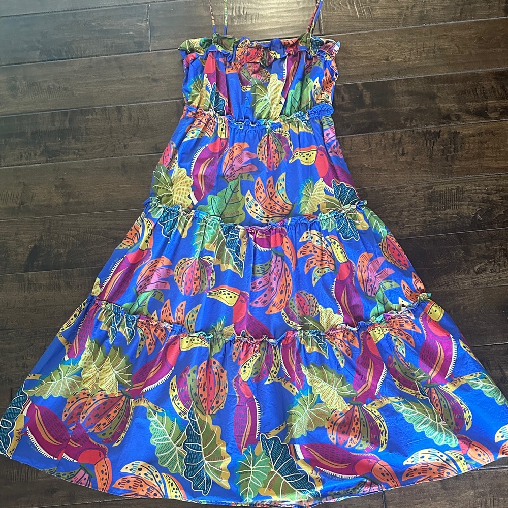 Farm Rio tropical midi dress